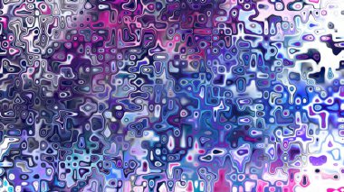 Yumuşak mor ve pembe tonlara sahip soyut organik hücresel doku, sıvı mozaik desen ve rüya gibi dijital yüzey