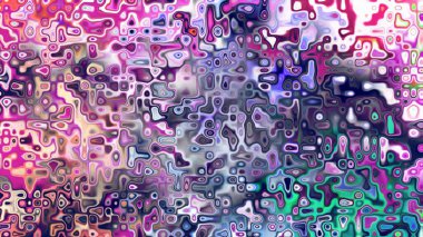 Yumuşak mor ve pembe tonlara sahip soyut organik hücresel doku, sıvı mozaik desen ve rüya gibi dijital yüzey