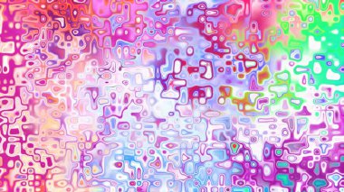 Yumuşak mor ve pembe tonlara sahip soyut organik hücresel doku, sıvı mozaik desen ve rüya gibi dijital yüzey