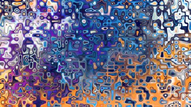 Yumuşak mor ve pembe tonlara sahip soyut organik hücresel doku, sıvı mozaik desen ve rüya gibi dijital yüzey