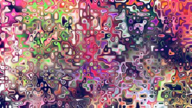 Yumuşak mor ve pembe tonlara sahip soyut organik hücresel doku, sıvı mozaik desen ve rüya gibi dijital yüzey