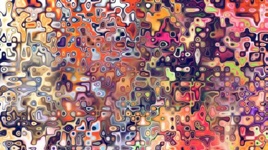 Yumuşak mor ve pembe tonlara sahip soyut organik hücresel doku, sıvı mozaik desen ve rüya gibi dijital yüzey