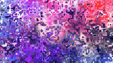 Yumuşak mor ve pembe tonlara sahip soyut organik hücresel doku, sıvı mozaik desen ve rüya gibi dijital yüzey