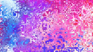 Yumuşak mor ve pembe tonlara sahip soyut organik hücresel doku, sıvı mozaik desen ve rüya gibi dijital yüzey