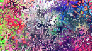 Yumuşak mor ve pembe tonlara sahip soyut organik hücresel doku, sıvı mozaik desen ve rüya gibi dijital yüzey