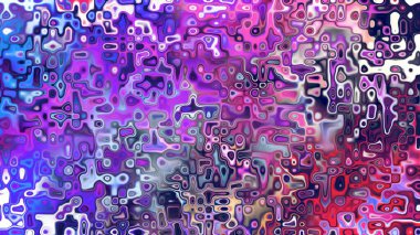 Yumuşak mor ve pembe tonlara sahip soyut organik hücresel doku, sıvı mozaik desen ve rüya gibi dijital yüzey