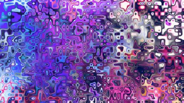 Yumuşak mor ve pembe tonlara sahip soyut organik hücresel doku, sıvı mozaik desen ve rüya gibi dijital yüzey