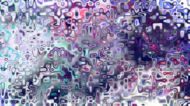 Yumuşak mor ve pembe tonlara sahip soyut organik hücresel doku, sıvı mozaik desen ve rüya gibi dijital yüzey