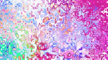 Yumuşak mor ve pembe tonlara sahip soyut organik hücresel doku, sıvı mozaik desen ve rüya gibi dijital yüzey