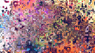 Yumuşak mor ve pembe tonlara sahip soyut organik hücresel doku, sıvı mozaik desen ve rüya gibi dijital yüzey