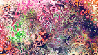 Yumuşak mor ve pembe tonlara sahip soyut organik hücresel doku, sıvı mozaik desen ve rüya gibi dijital yüzey