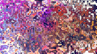 Yumuşak mor ve pembe tonlara sahip soyut organik hücresel doku, sıvı mozaik desen ve rüya gibi dijital yüzey