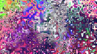 Yumuşak mor ve pembe tonlara sahip soyut organik hücresel doku, sıvı mozaik desen ve rüya gibi dijital yüzey