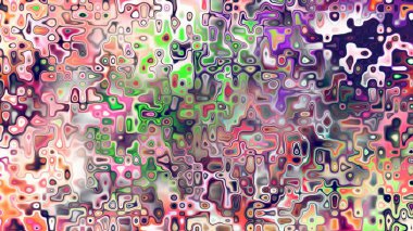 Yumuşak mor ve pembe tonlara sahip soyut organik hücresel doku, sıvı mozaik desen ve rüya gibi dijital yüzey