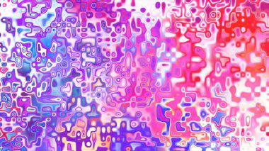 Yumuşak mor ve pembe tonlara sahip soyut organik hücresel doku, sıvı mozaik desen ve rüya gibi dijital yüzey