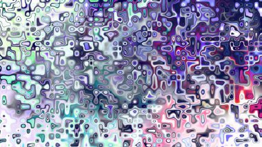 Yumuşak mor ve pembe tonlara sahip soyut organik hücresel doku, sıvı mozaik desen ve rüya gibi dijital yüzey