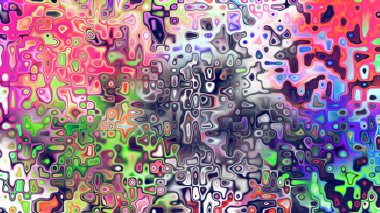 Yumuşak mor ve pembe tonlara sahip soyut organik hücresel doku, sıvı mozaik desen ve rüya gibi dijital yüzey