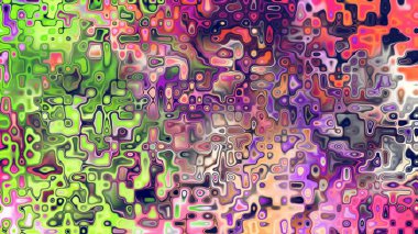 Yumuşak mor ve pembe tonlara sahip soyut organik hücresel doku, sıvı mozaik desen ve rüya gibi dijital yüzey