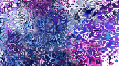 Yumuşak mor ve pembe tonlara sahip soyut organik hücresel doku, sıvı mozaik desen ve rüya gibi dijital yüzey