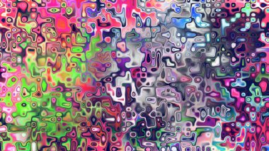 Yumuşak mor ve pembe tonlara sahip soyut organik hücresel doku, sıvı mozaik desen ve rüya gibi dijital yüzey