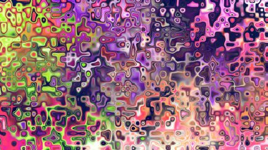 Yumuşak mor ve pembe tonlara sahip soyut organik hücresel doku, sıvı mozaik desen ve rüya gibi dijital yüzey