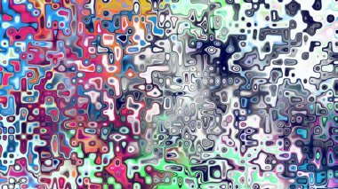 Yumuşak mor ve pembe tonlara sahip soyut organik hücresel doku, sıvı mozaik desen ve rüya gibi dijital yüzey