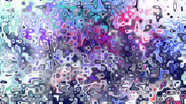 Yumuşak mor ve pembe tonlara sahip soyut organik hücresel doku, sıvı mozaik desen ve rüya gibi dijital yüzey