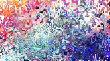 Yumuşak mor ve pembe tonlara sahip soyut organik hücresel doku, sıvı mozaik desen ve rüya gibi dijital yüzey