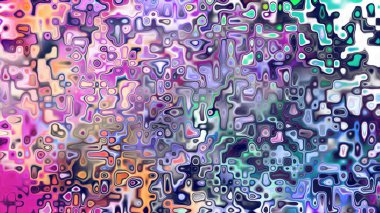 Yumuşak mor ve pembe tonlara sahip soyut organik hücresel doku, sıvı mozaik desen ve rüya gibi dijital yüzey