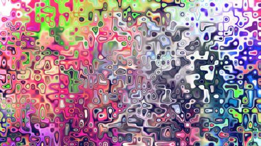 Yumuşak mor ve pembe tonlara sahip soyut organik hücresel doku, sıvı mozaik desen ve rüya gibi dijital yüzey