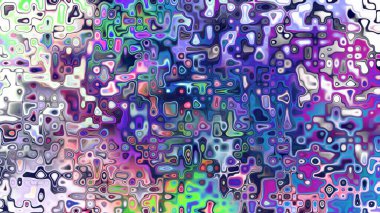 Yumuşak mor ve pembe tonlara sahip soyut organik hücresel doku, sıvı mozaik desen ve rüya gibi dijital yüzey