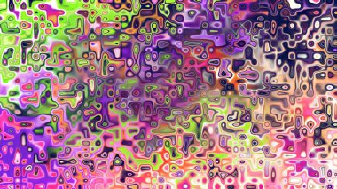 Yumuşak mor ve pembe tonlara sahip soyut organik hücresel doku, sıvı mozaik desen ve rüya gibi dijital yüzey