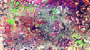 Yumuşak mor ve pembe tonlara sahip soyut organik hücresel doku, sıvı mozaik desen ve rüya gibi dijital yüzey