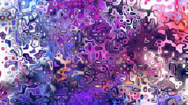 Yumuşak mor ve pembe tonlara sahip soyut organik hücresel doku, sıvı mozaik desen ve rüya gibi dijital yüzey