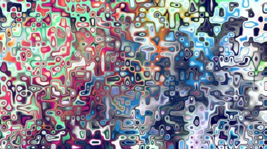 Yumuşak mor ve pembe tonlara sahip soyut organik hücresel doku, sıvı mozaik desen ve rüya gibi dijital yüzey