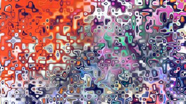 Yumuşak mor ve pembe tonlara sahip soyut organik hücresel doku, sıvı mozaik desen ve rüya gibi dijital yüzey