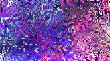 Yumuşak mor ve pembe tonlara sahip soyut organik hücresel doku, sıvı mozaik desen ve rüya gibi dijital yüzey