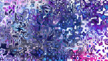 Yumuşak mor ve pembe tonlara sahip soyut organik hücresel doku, sıvı mozaik desen ve rüya gibi dijital yüzey