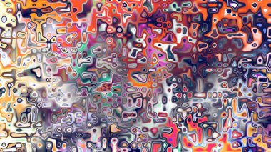 Yumuşak mor ve pembe tonlara sahip soyut organik hücresel doku, sıvı mozaik desen ve rüya gibi dijital yüzey