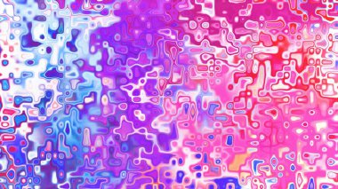 Yumuşak mor ve pembe tonlara sahip soyut organik hücresel doku, sıvı mozaik desen ve rüya gibi dijital yüzey