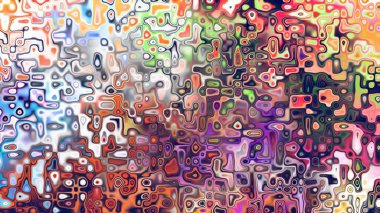 Yumuşak mor ve pembe tonlara sahip soyut organik hücresel doku, sıvı mozaik desen ve rüya gibi dijital yüzey