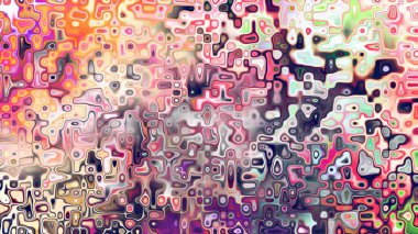 Yumuşak mor ve pembe tonlara sahip soyut organik hücresel doku, sıvı mozaik desen ve rüya gibi dijital yüzey