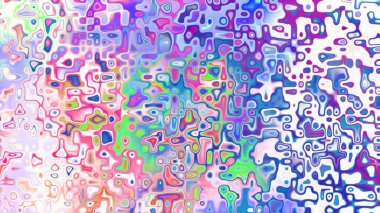 Yumuşak mor ve pembe tonlara sahip soyut organik hücresel doku, sıvı mozaik desen ve rüya gibi dijital yüzey