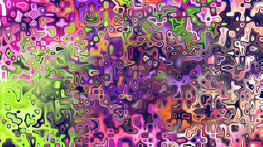 Yumuşak mor ve pembe tonlara sahip soyut organik hücresel doku, sıvı mozaik desen ve rüya gibi dijital yüzey