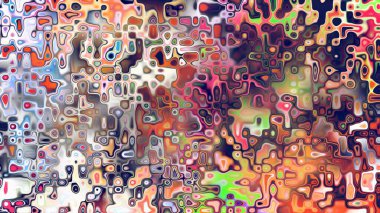 Yumuşak mor ve pembe tonlara sahip soyut organik hücresel doku, sıvı mozaik desen ve rüya gibi dijital yüzey