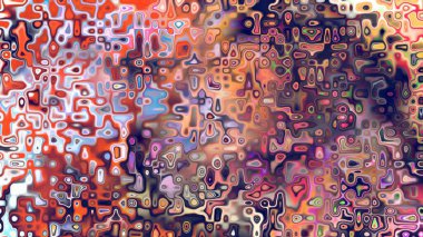 Yumuşak mor ve pembe tonlara sahip soyut organik hücresel doku, sıvı mozaik desen ve rüya gibi dijital yüzey