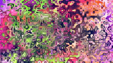 Yumuşak mor ve pembe tonlara sahip soyut organik hücresel doku, sıvı mozaik desen ve rüya gibi dijital yüzey