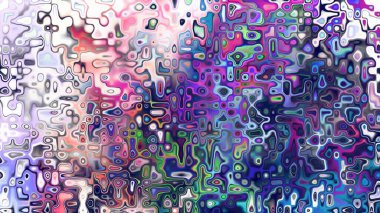 Yumuşak mor ve pembe tonlara sahip soyut organik hücresel doku, sıvı mozaik desen ve rüya gibi dijital yüzey