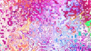 Yumuşak mor ve pembe tonlara sahip soyut organik hücresel doku, sıvı mozaik desen ve rüya gibi dijital yüzey