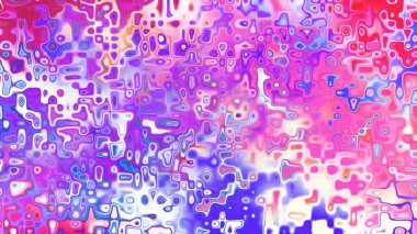 Yumuşak mor ve pembe tonlara sahip soyut organik hücresel doku, sıvı mozaik desen ve rüya gibi dijital yüzey